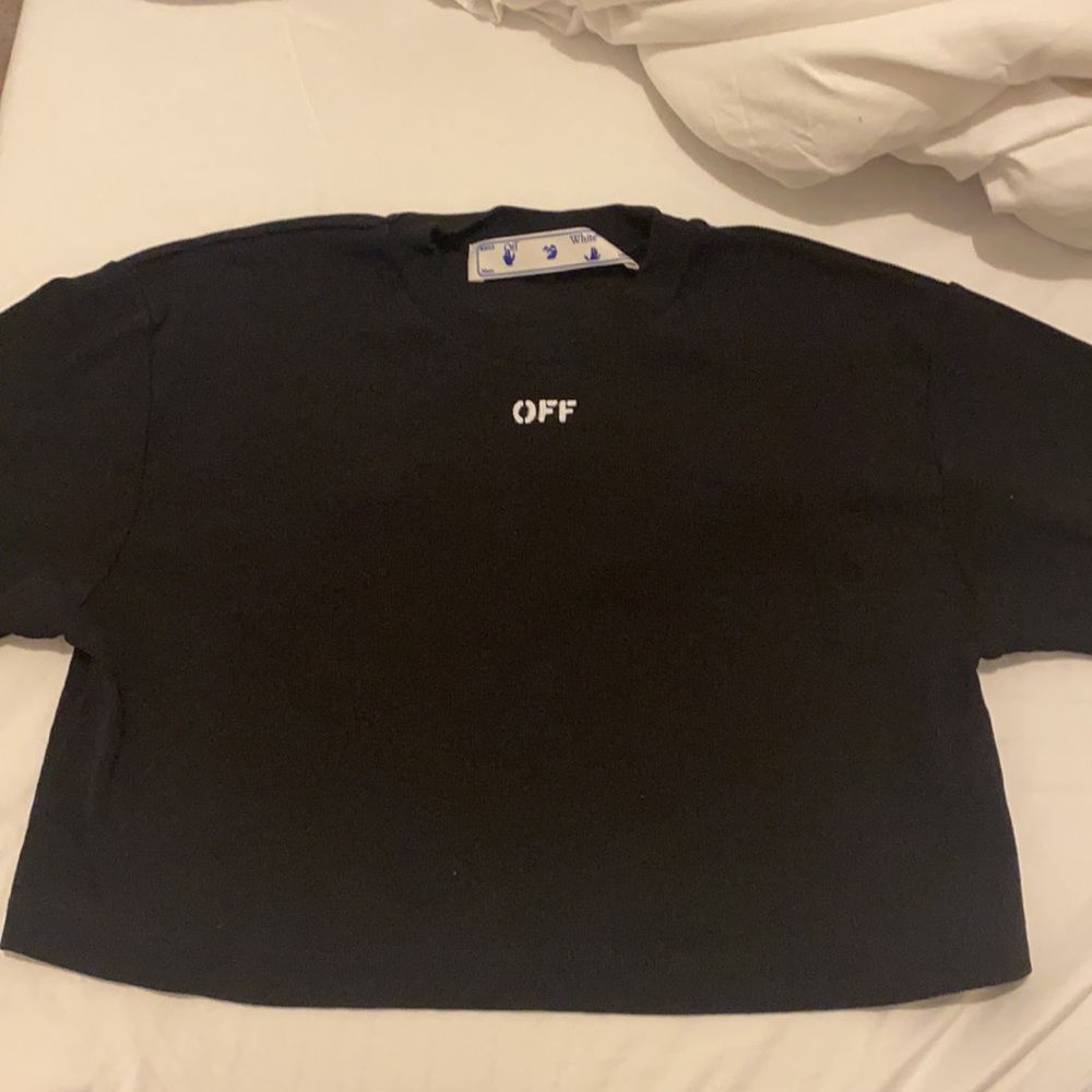 OFF WHITE CROP TOP
